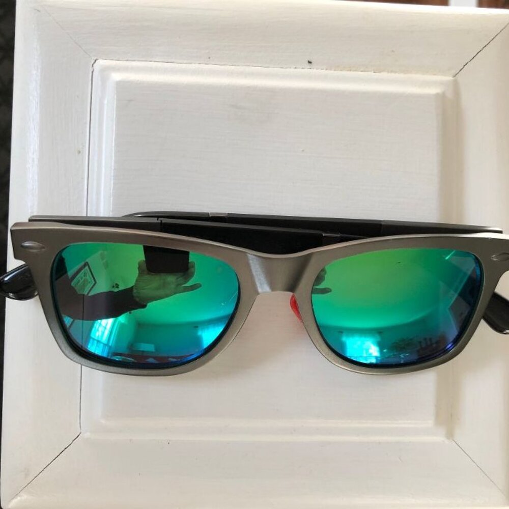 Proof Challis Aluminum Sunglasses in Gunmetal Sky Mirrored